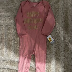 Birthday Onesie Pink 18 Months
